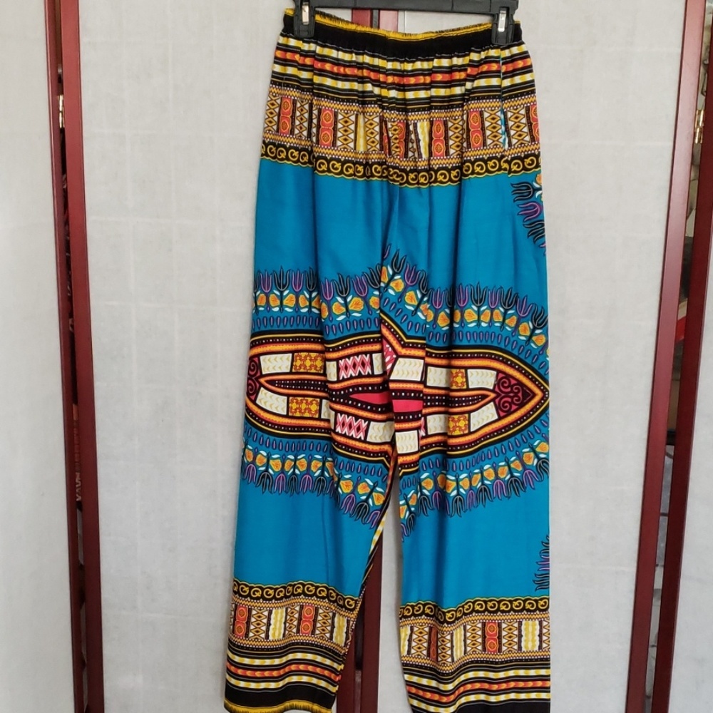 Tradintioal Print Pants